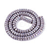 AB Color Plated Opaque Glass Beads Strands GLAA-T026-3x6mm-P15-2