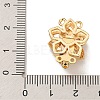 Brass Micro Pave Clear Cubic Zirconia Box Clasps KK-U037-35G-01-3