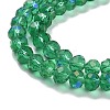 Electroplate Glass Beads Strands EGLA-A034-T3mm-L12-3