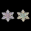 UV Plating Rainbow Iridescent Acrylic Chandelier Component Links SACR-A002-03A-1