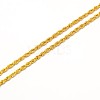 Fashionable 304 Stainless Steel Rope Chain Necklace Making X-STAS-A028-N050G-2