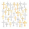 100Pcs 10 Styles Brass Pendants KK-PH0012-23A-6