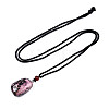 Natural & Synthetic Gemstone Pendant Necklaces NJEW-S421-037-2