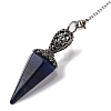 Natural Lapis Lazuli Pointed Hexagonal Cone Dowsing Pendulums G-Q184-03D-AS-4