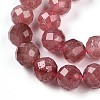 Natural Strawberry Quartz Beads Strands G-S345-10mm-21-4