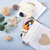 Cheriswelry 20pcs 2 Styles Jute Blank DIY Craft Drawstring Bag ABAG-CW0001-03-5