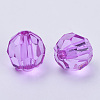 Transparent Acrylic Beads TACR-Q257-6mm-V48-3