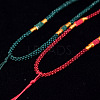 Nylon Cord Necklace Making NWIR-E028-04B-4