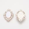 Alloy Rhinestone Flat Back Cabochons RB-S061-B18-1