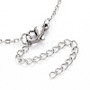 Birthstone 304 Stainless Steel Jewelry Sets SJEW-H302-12-5