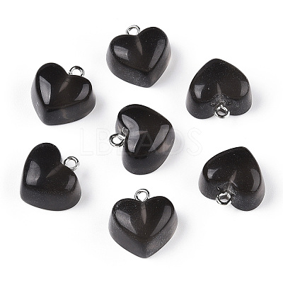 Transparent Resin Pendants X-RESI-R429-30H-1