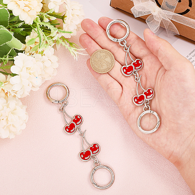 Zinc Alloy Chain Link Purse Strap Extenders AJEW-WH0479-46D-1