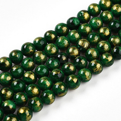 Natural Mashan Jade Beads Strands G-A255-A01-04K-1