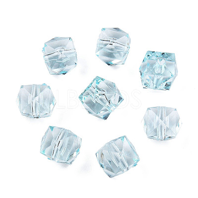 Transparent Acrylic Beads X-TACR-Q259-10mm-V38-1