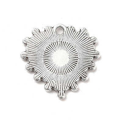 Tibetan Style Alloy Pendant Rhinestone Settings PALLOY-M198-34AS-1
