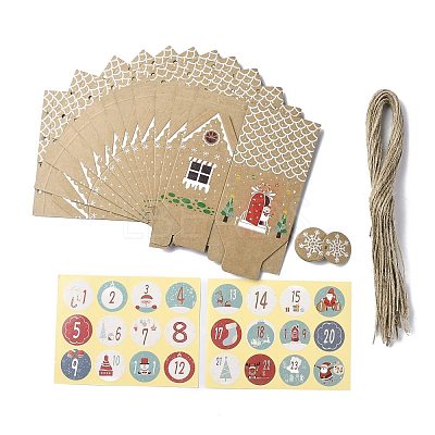 Christmas Theme Gift Sweets Paper Boxes CON-H014-01-1