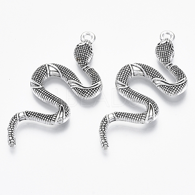 Tibetan Style Alloy Big Pendants X-TIBEP-Q088-001AS-RS-1