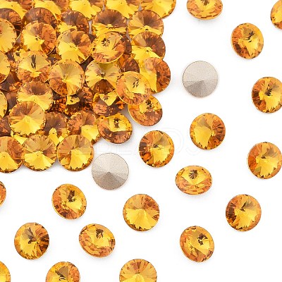 Preciosa&reg MAXIMA Crystal Round Stones Y-PRC-RASS47-10070-1