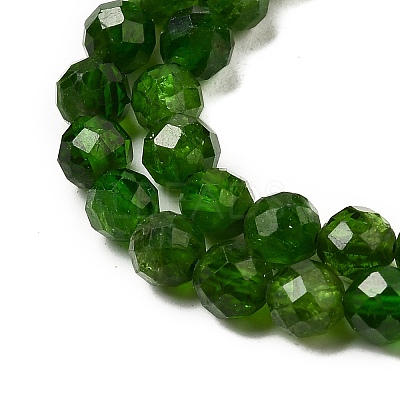 Natural Green Diopside Beads Strands G-NH0046-A01-03-1