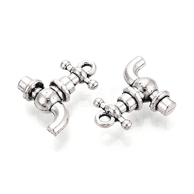 Tibetan Style Alloy Pendants TIBE-N014-30AS-1