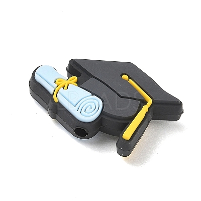 Graduation Theme Silicone Beads SL-CBAF318-B07-1
