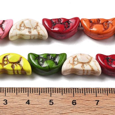 Synthetic Turquoise Beads Strands G-B140-E01-1