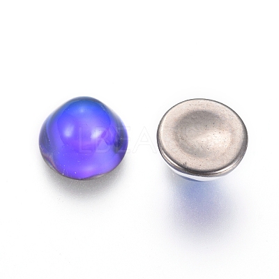 Transparent K9 Glass Cabochons GGLA-L029-03B-M01-1