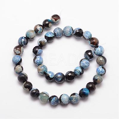 Natural Fire Crackle Agate Bead Strands G-K166-06F-10mm-05-1