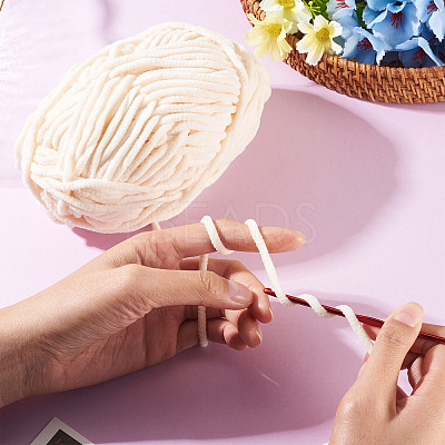 1 Skein Soft Crocheting Yarn WCOR-TADJ0001-01A-1