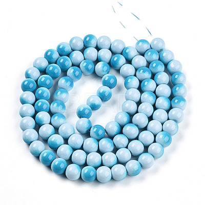 Baking Paint Glass Beads X1-DGLA-N012-10mm-05-1
