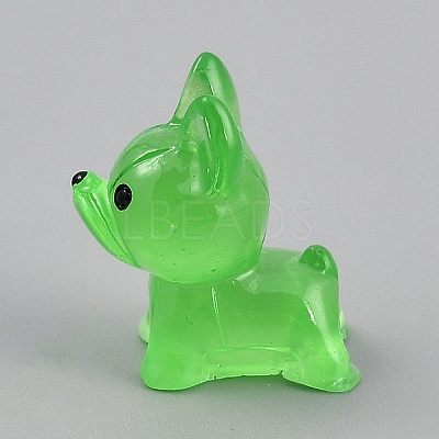 Luminous Resin Dog Display Decorations RESI-CJC0012-30E-1