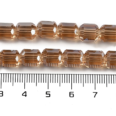 Electroplate Glass Beads Strands GLAA-G112-07A-1