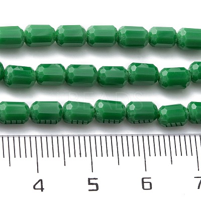 Opaque Glass Beads Strands GLAA-G112-04B-1