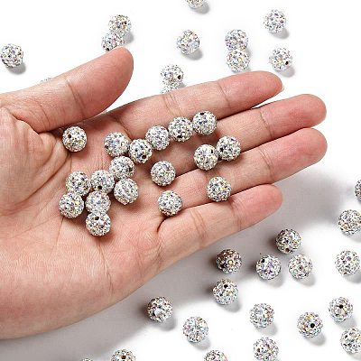 Pave Disco Ball Beads RB-A130-10mm-11-1