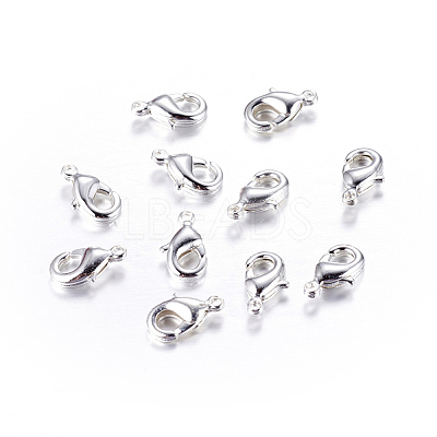 Brass Lobster Claw Clasps KK-905-S-NF-1