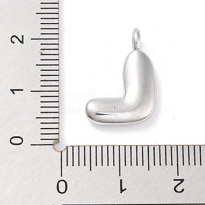 Rack Plating Brass Balloon Letter Pendants X-KK-C050-01P-L-1