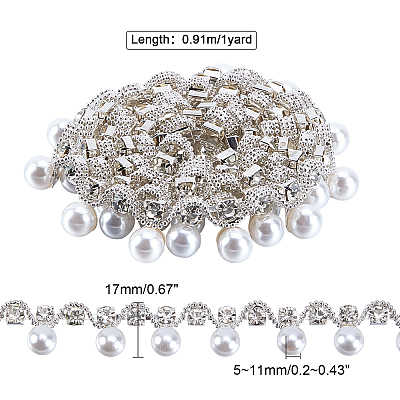 1Yard Brass & Glass Rhinestone & Plastic Cup Chains FIND-GA0001-82-1