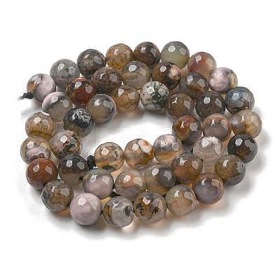 Natural Agate Beads Strands G-M437-B01-03-1