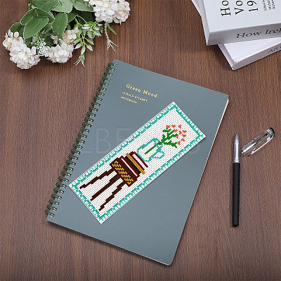 Cotton Cloth Bookmarks for Cross Stitch Making AJEW-WH0166-76-1