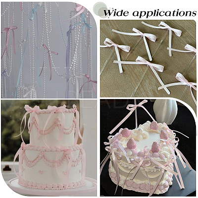 80Pcs Bowknot Polyester Ornament Accessories FIND-SC0020-89D-1