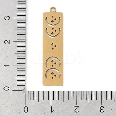 304 Stainless Steel Pendants STAS-L279-024G-1