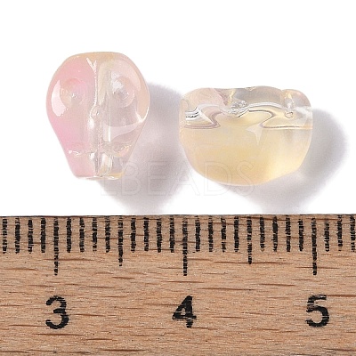 Baking Paint Glass Beads GLAA-S202-17E-1