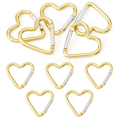 5Pcs Zinc Alloy Spring Gate Rings FIND-TA0009-73J-1