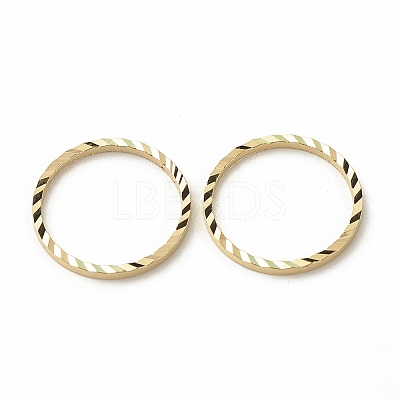 Brass Linking Rings KK-F831-018E-G-RS-1