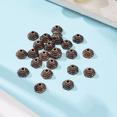 Tibetan Style Caps RLF11244Y-NF-1