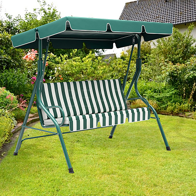 Oxford Cloth Outdoor Courtyard Swing Roof Cover  AJEW-WH20816-215-1