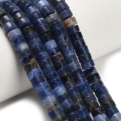 Natural Sodalite Beads Strands G-Z110-A03-2x4mm-1