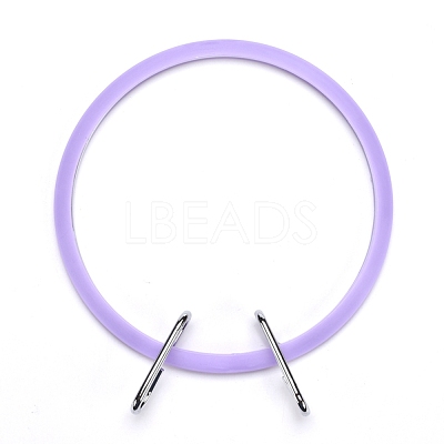 Ring Embroidery Plastic Hoops TOOL-WH0029-05B-1