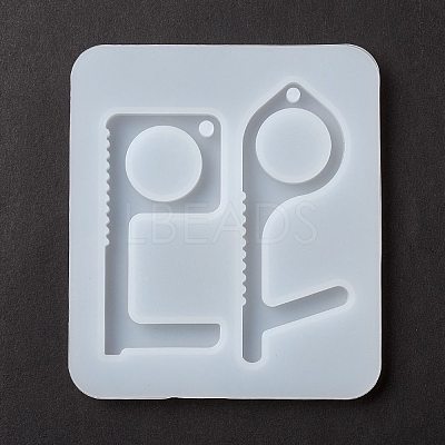 Key Shape DIY Pendant Silicone Molds DIY-F114-14-1