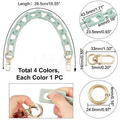 Acrylic Cable Chains Bag Straps AJEW-PH0001-47-1